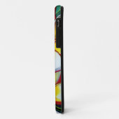 Coque iphone rose de fleur de Frangipani (Dos/Gauche)