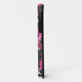 Coque iphone rose et noir de Camo (Dos/Gauche)