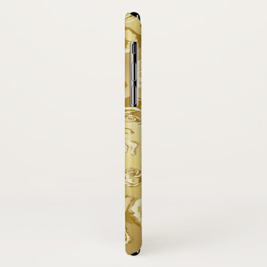 Coque iphone Rose or (Dos/Gauche)