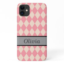 Coque iphone rose Personnalisé Pour Tous Les Modèl