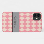 Coque iphone rose Personnalisé Pour Tous Les Modèl (Dos (Horizontal))