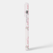 Coque iphone rose Rosa Beaux (Côté gauche)