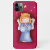 Coque iphone rose rouge de fille mignonne d'ange (Dos)