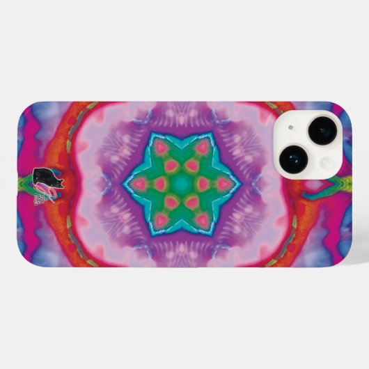 Coque iphone Rosette Kaleidoscope (Verso (horizontal))