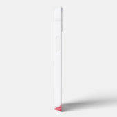 Coque iphone rouge de chandail de vacances/hiver (Verso / Droite)