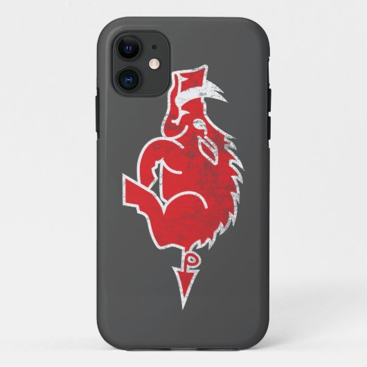 Coque iphone rouge de porc (Dos)