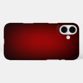 Coque iphone rouge / noir éclat (Verso (horizontal))