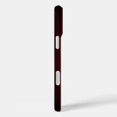 Coque iphone rouge / noir éclat (Verso / Droite)