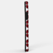 Coque iphone Rouge Ruby Gemstone Initial Monogramm (Dos/Droite)