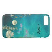 Coque iphone Sea Design avec Coques & Poissons (Dos (Horizontal))