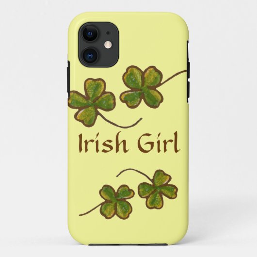 Coque iphone Shamrock irlandaise de Clover (Dos)