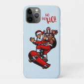 Coque iphone Skateboard Père Noël (Dos)