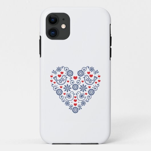Coque iphone slovaque du Motif folklorique (Dos)
