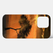 Coque iphone Sunrise Tree Sunbeams (Verso (horizontal))