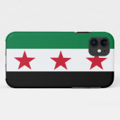 Coque iphone syrien libre de drapeau de révolution (Dos (Horizontal))