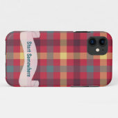 Coque iphone tatan jaune rouge (Dos (Horizontal))