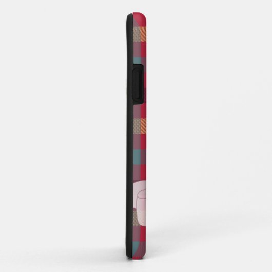 Coque iphone tatan jaune rouge (Dos/Droite)