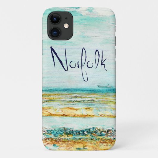 Coque iphone téléphonique Norfolk Beach (Dos)