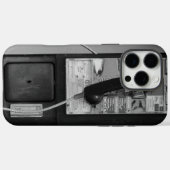 Coque iphone téléphonique payant de l'ancienne éco (Verso (horizontal))