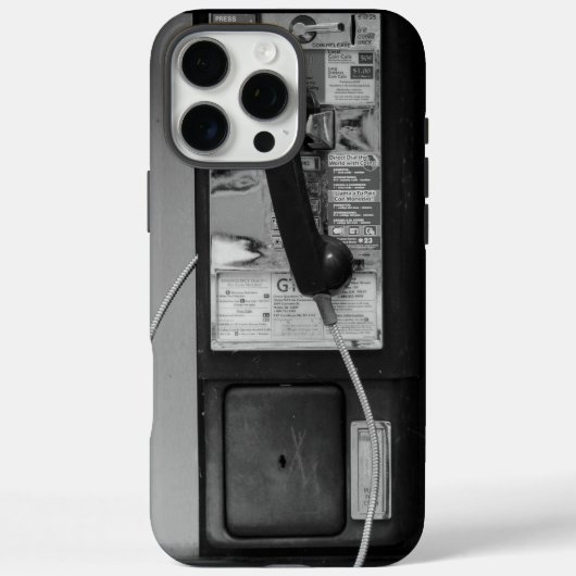 Coque iphone téléphonique payant de l'ancienne éco (Verso)