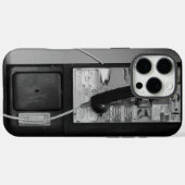 Coque iphone téléphonique payant de l'ancienne éco (Verso (horizontal))