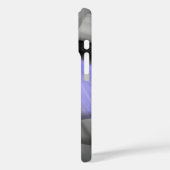 Coque iPhone tendance abstrait lavande violet (Verso / Gauche)