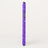 Coque iphone tendance violet étoile modifiable vio (Dos/Droite)