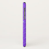 Coque iphone tendance violet étoile modifiable vio (Dos/Gauche)