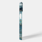coque iphone, Thunder Marble Coque résistant aux i (Verso / Droite)