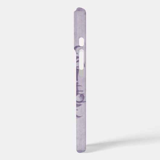 Coque iphone tour Lavender Eiffel (Verso / Gauche)