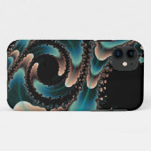 Coque iphone tourbillonnant de plume (Dos (Horizontal))