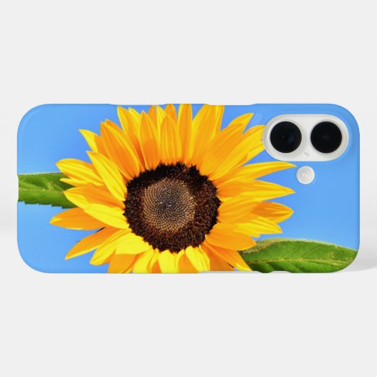 Coque iphone tournesol (Verso (horizontal))