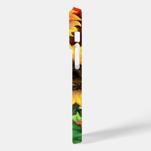 Coque iphone tournesol (Verso / Gauche)