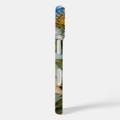 Coque iPhone Tournesol Vitrail Fleur Jaune (Verso / Droite)