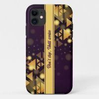 coque iphone triangle or motif