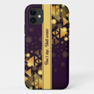 coque iphone triangle or motif