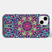 Coque iphone tribal psychédélique de Boho (Verso Horizontal)