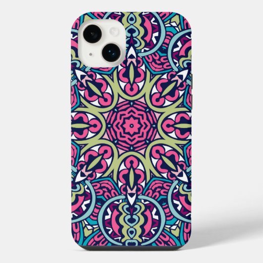 Coque iphone tribal psychédélique de Boho (Verso)