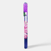 Coque iphone trois couleurs Gerberas (Verso / Gauche)