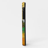 Coque iphone tropical de coutume d'océan de plage (Dos/Gauche)