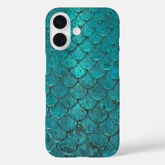 Coque iphone turquoise de sirène (Verso)