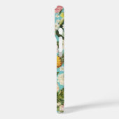 Coque iphone turquoise hawaïen tropical (Verso / Gauche)