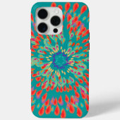 Coque iphone Turquoise Monogramme (Verso)