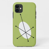 Coque iphone vert Dazzle (Dos)