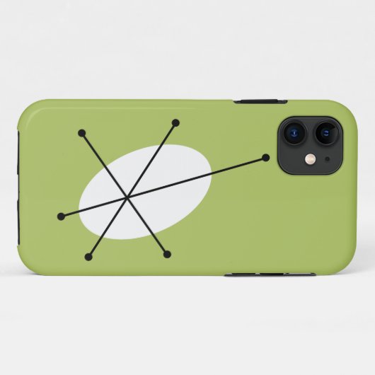 Coque iphone vert Dazzle (Dos (Horizontal))