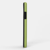 Coque iphone vert Dazzle (Dos/Droite)
