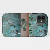 Coque iphone vert de motif (Dos (Horizontal))