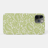 Coque iphone vert imprimé motif feuille (Dos (Horizontal))
