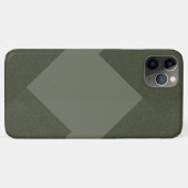 Coque iphone vert moderne Moss (Dos (Horizontal))
