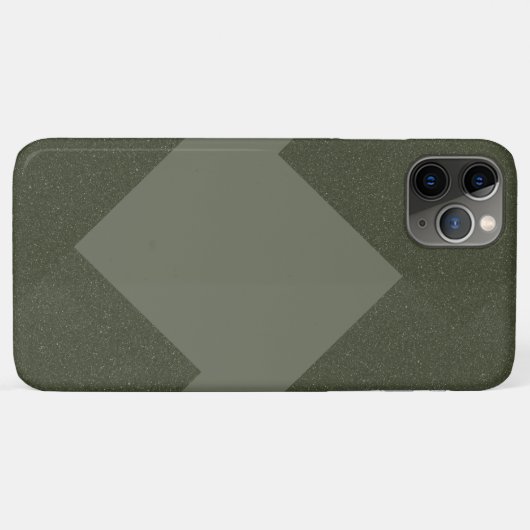 Coque iphone vert moderne Moss (Dos (Horizontal))